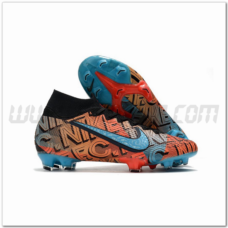 Nike Scarpe da Calcio Mercurial Superfly VII Elite FG Arancia/Blu