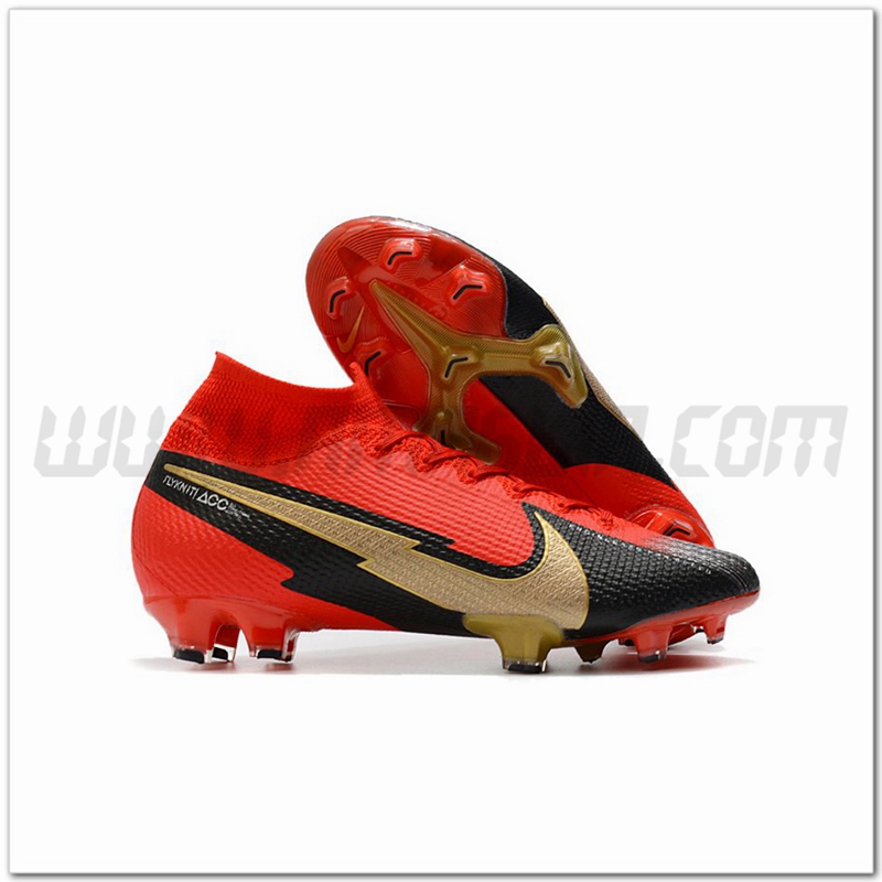 Nike Scarpe da Calcio Mercurial Superfly 7 Elite Rosso/Nero