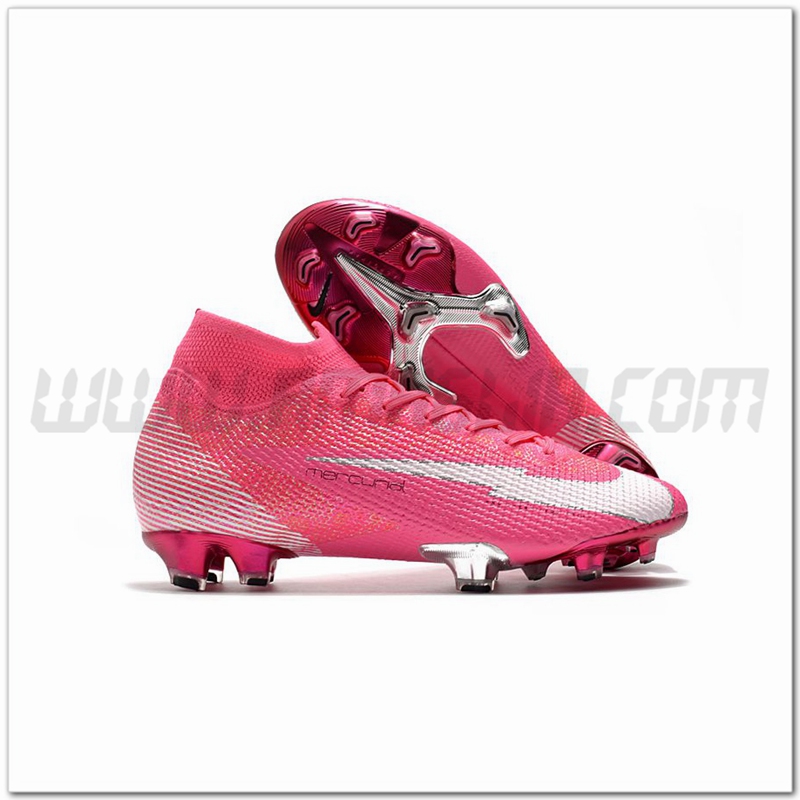 Nike Scarpe da Calcio Mercurial Superfly 7 Elite Mbappé Rosa FG Rosa