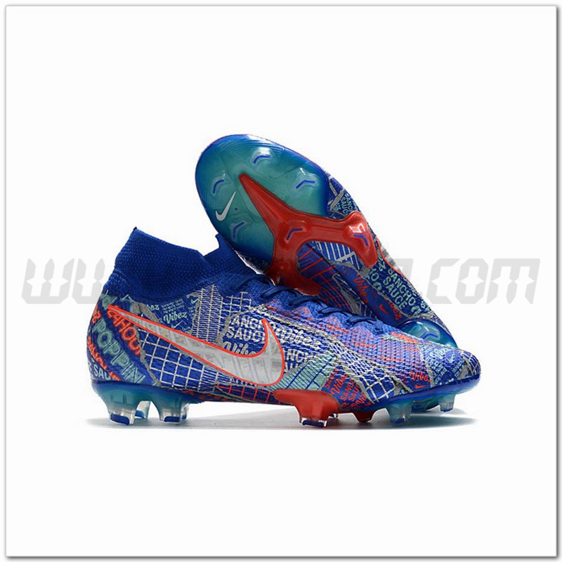 Nike Scarpe da Calcio Mercurial Superfly 7 Elite FG SE11 Sancho Blu
