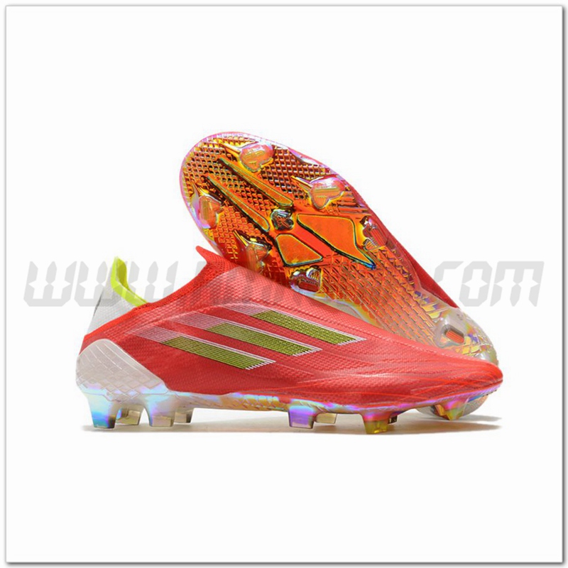 Adidas Scarpe da Calcio X Speedflow+ FG Rosso