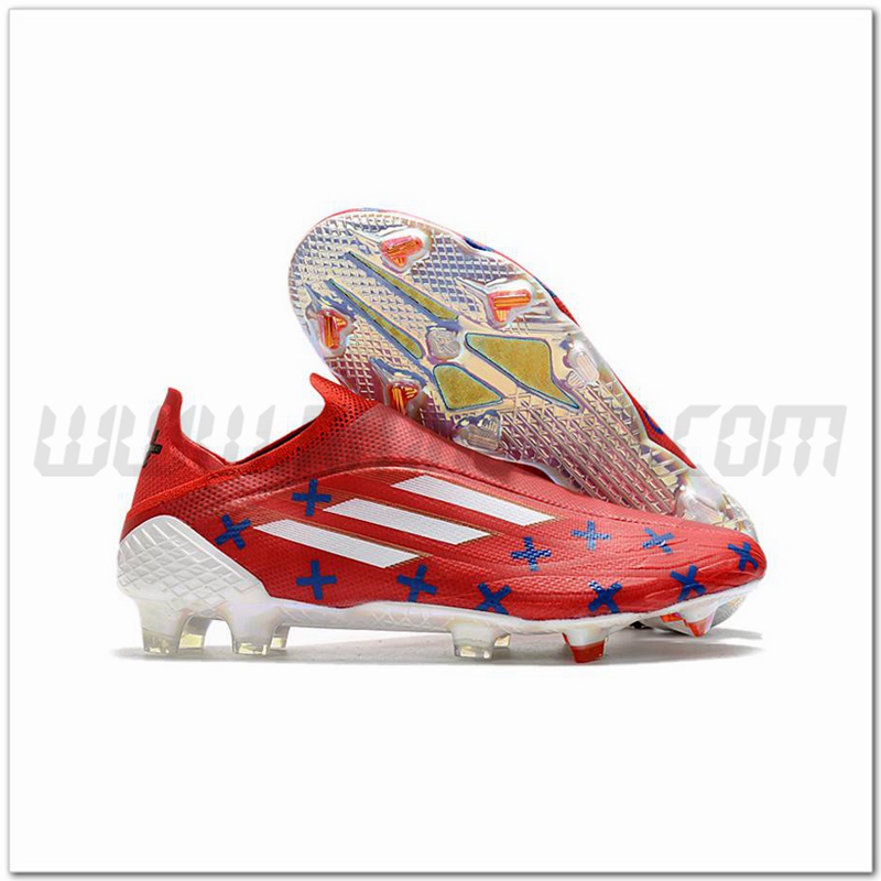 Adidas Scarpe da Calcio X Speedflow+ FG Rosso