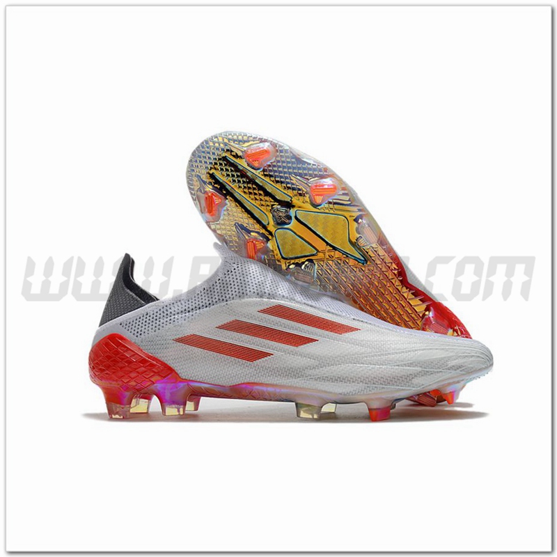 Adidas Scarpe da Calcio X Speedflow+ FG Bianco