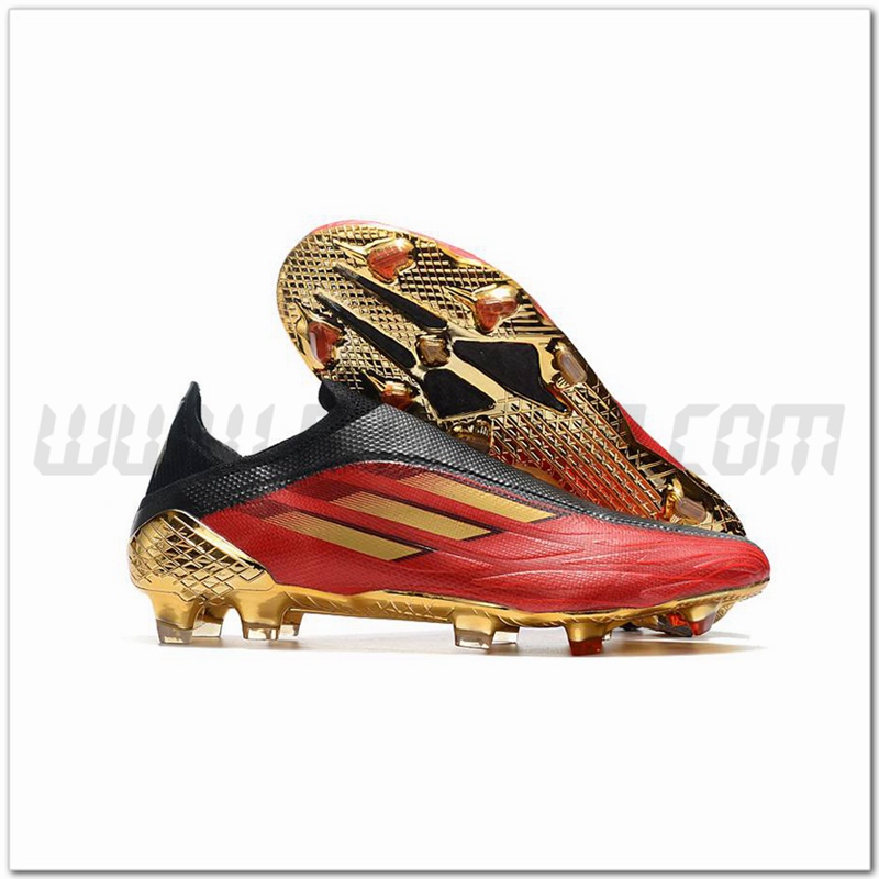 Adidas Scarpe da Calcio X Speedflow+ FG Rosso/Nero