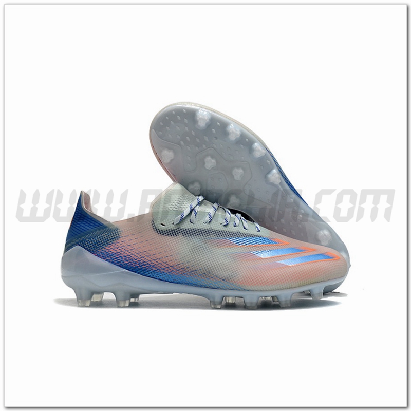 Adidas Scarpe da Calcio X Ghosted.1 AG Azzurro