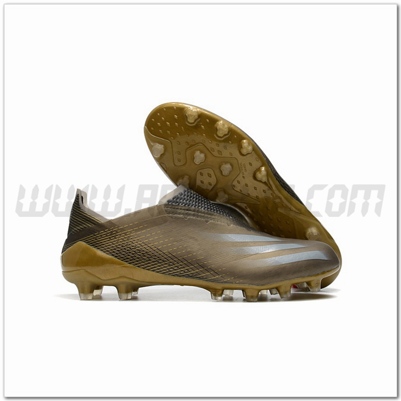 Adidas Scarpe da Calcio X Ghosted AG Marrone