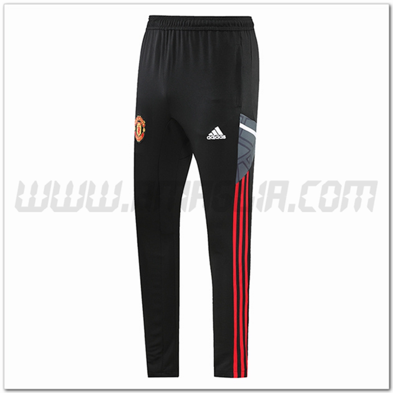 Pantaloni Allenamento Manchester United Nero 2022 2023 -04