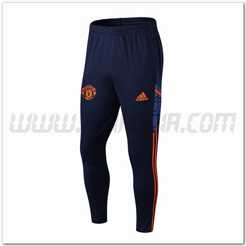 Pantaloni Allenamento Manchester United Blu marino 2022 2023