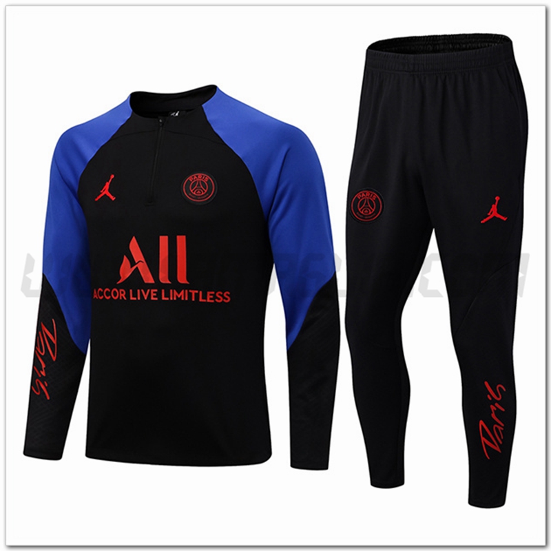 Tuta Allenamento Jordan PSG Blu/Nero 2022 2023