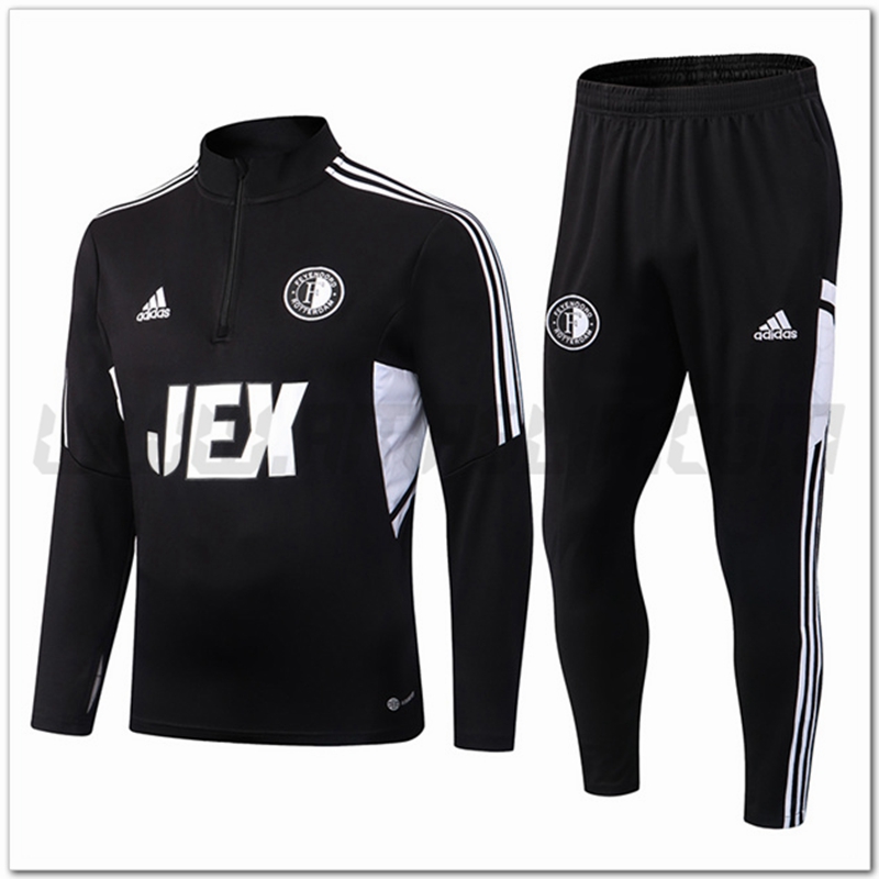 Tuta Allenamento Feyenoord Nero 2022 2023