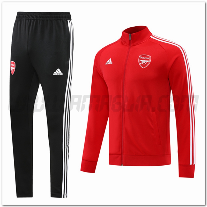 Tuta Giacca Allenamento Arsenal Rosso 2022 2023