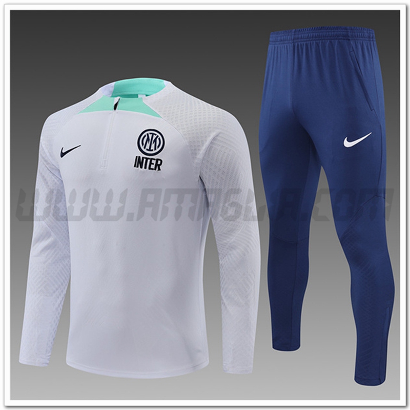 Tuta Allenamento Inter Milan Bambino Grigio 2022 2023