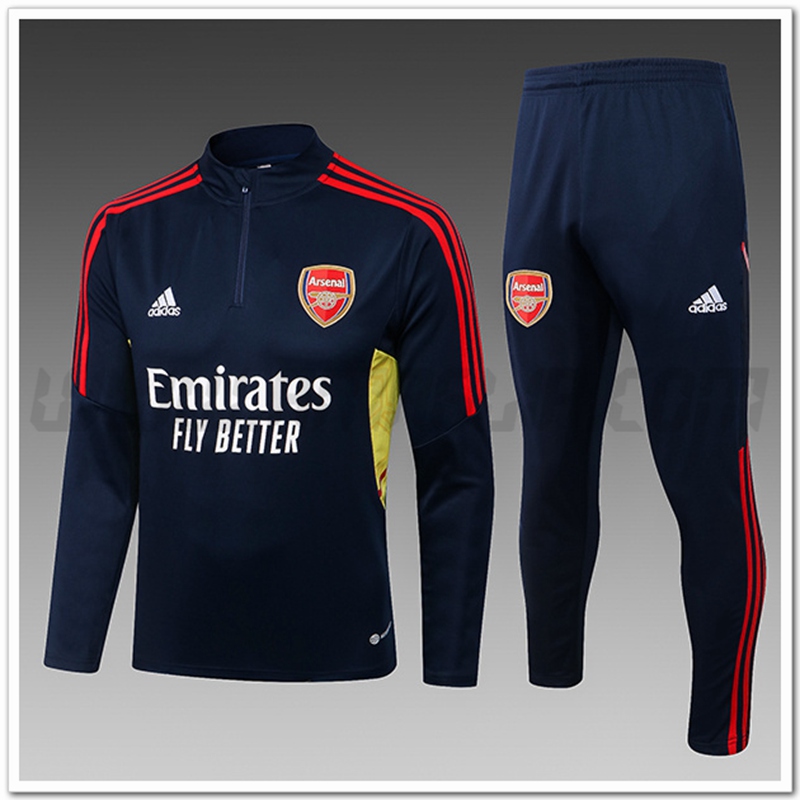 Tuta Allenamento Arsenal Bambino Blu marino 2022 2023