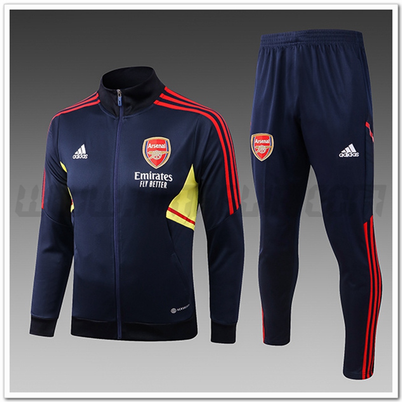 Tuta Giacca Allenamento Arsenal Bambino Blu marino 2022 2023