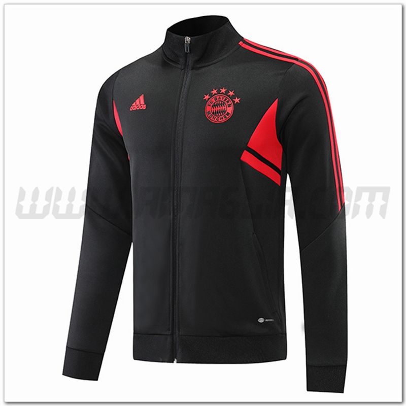 Giacca Calcio Bayern Monaco Nero 2022 2023