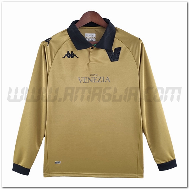 Nuovo Maglia Venezia FC Maniche lunghe 2022 2023 Giallo