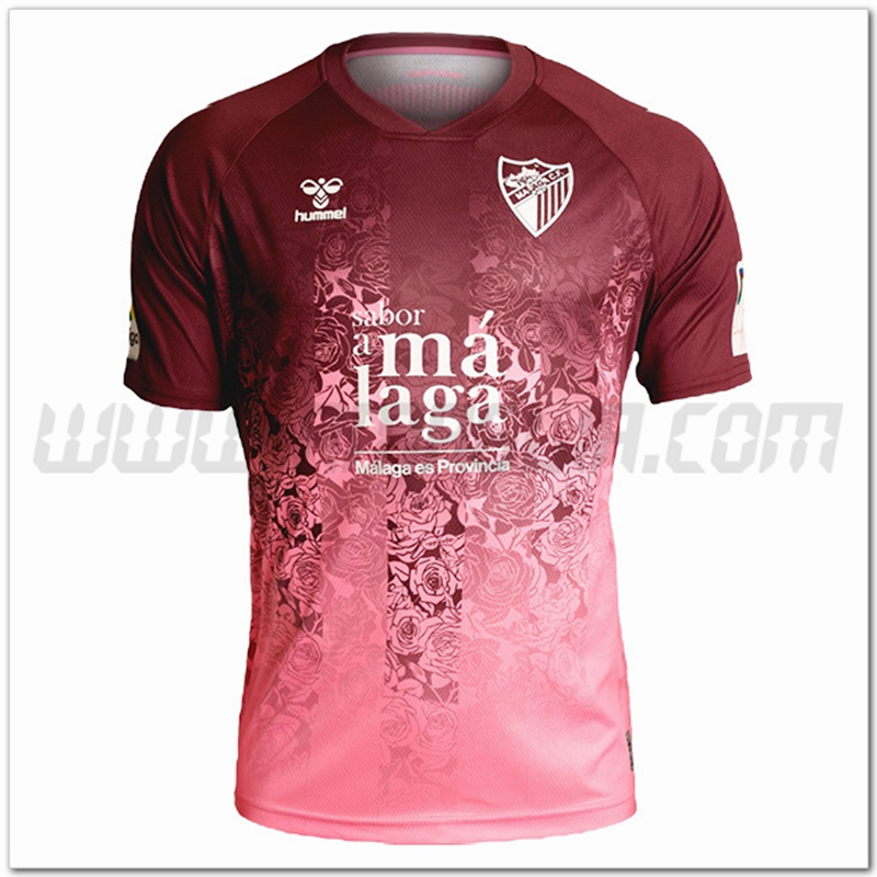Malaga Seconda Nuovo Maglia 2022 2023 Rosso Brique