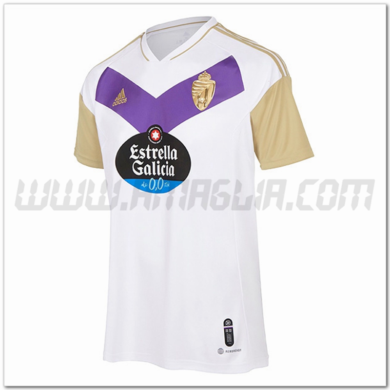 Real Valladolid Terza Nuovo Maglia 2022 2023 Bianco