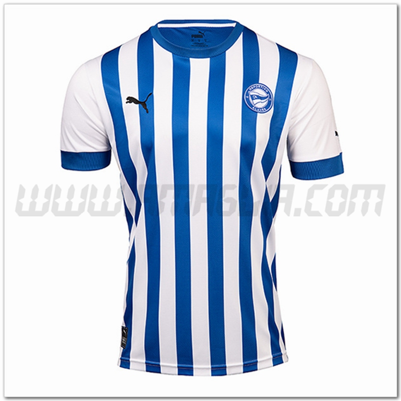 Alaves Prima Nuovo Maglia 2022 2023 Blu Bianco