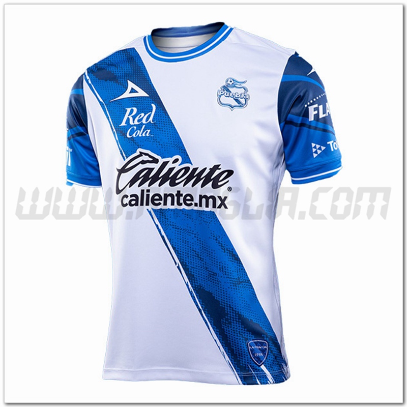 FC Puebla Prima Nuovo Maglia 2022 2023 Blu Bianco