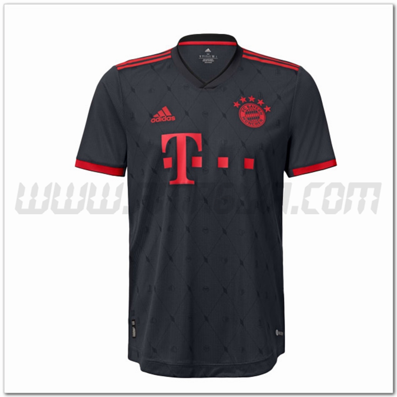 Bayern Monaco Terza Nuovo Maglia 2022 2023 Nero