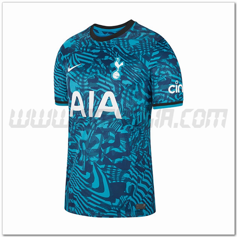 Tottenham Hotspurs Terza Nuovo Maglia 2022 2023 Blu Marino