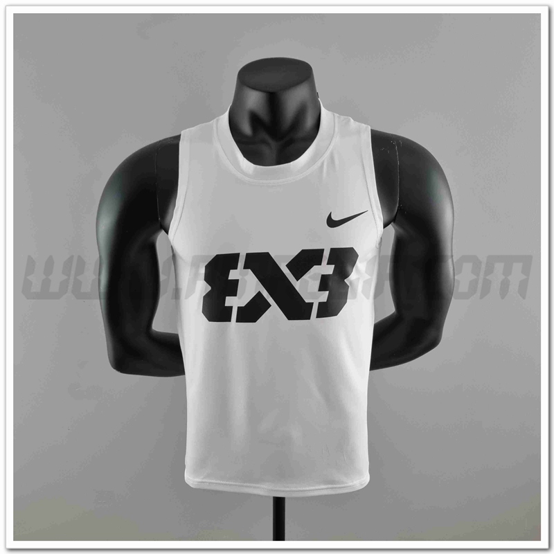 Canotta NBA Bianco #K000191