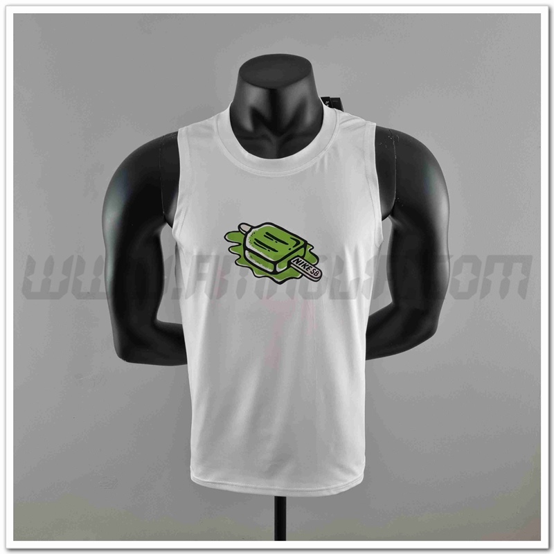 Canotta NBA Bianco #K000193