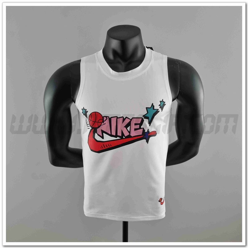 Canotta NBA Bianco #K000196