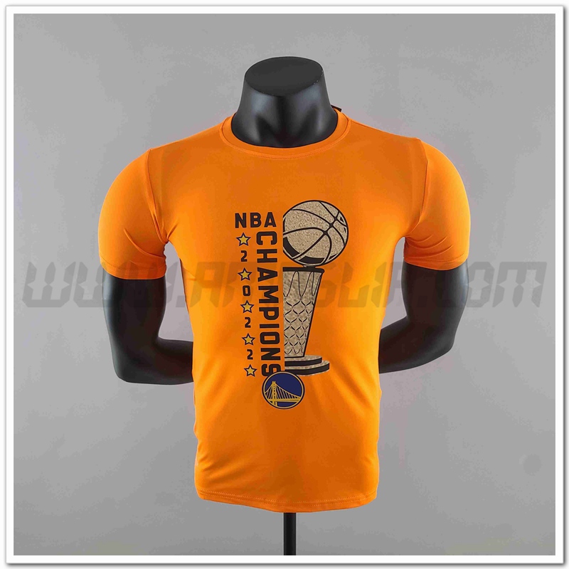 NBA Golden State Warriors Maglietta Arancia #K000217