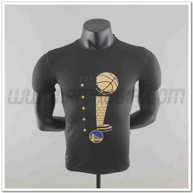 NBA Golden State Warriors Maglietta Nero #K000218