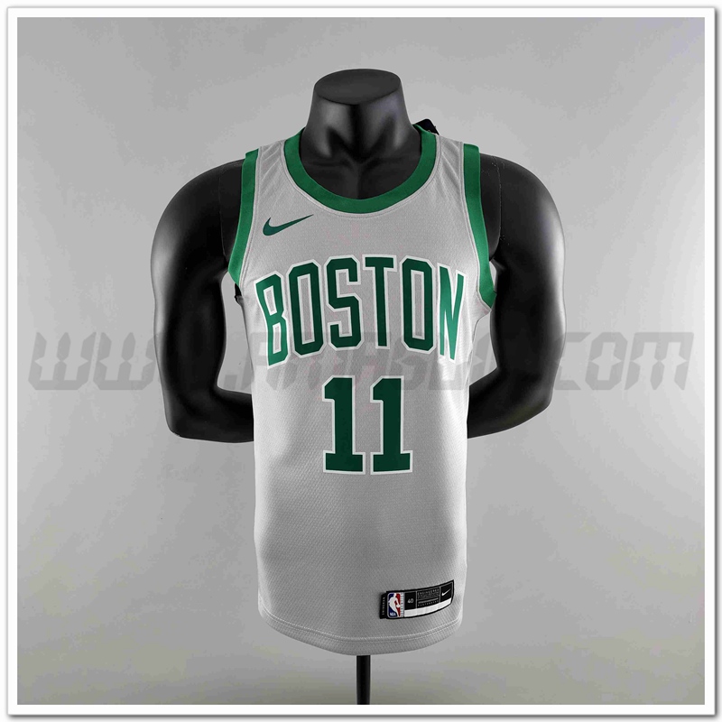 Maglia Boston Celtics (IRVING #11) Grigio