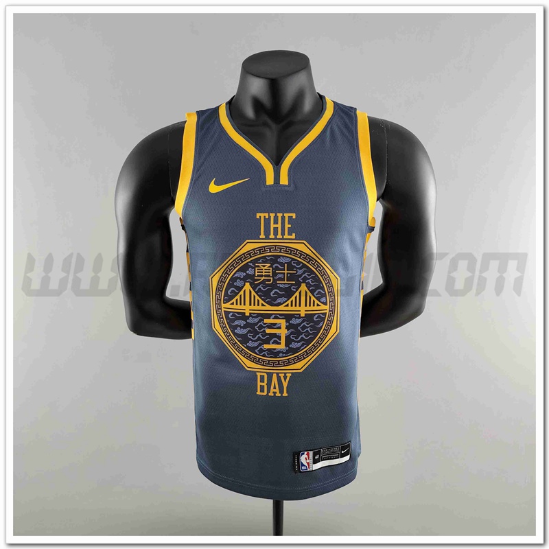 Maglia Golden State Warriors (POOLE #3) 2018 Grigio