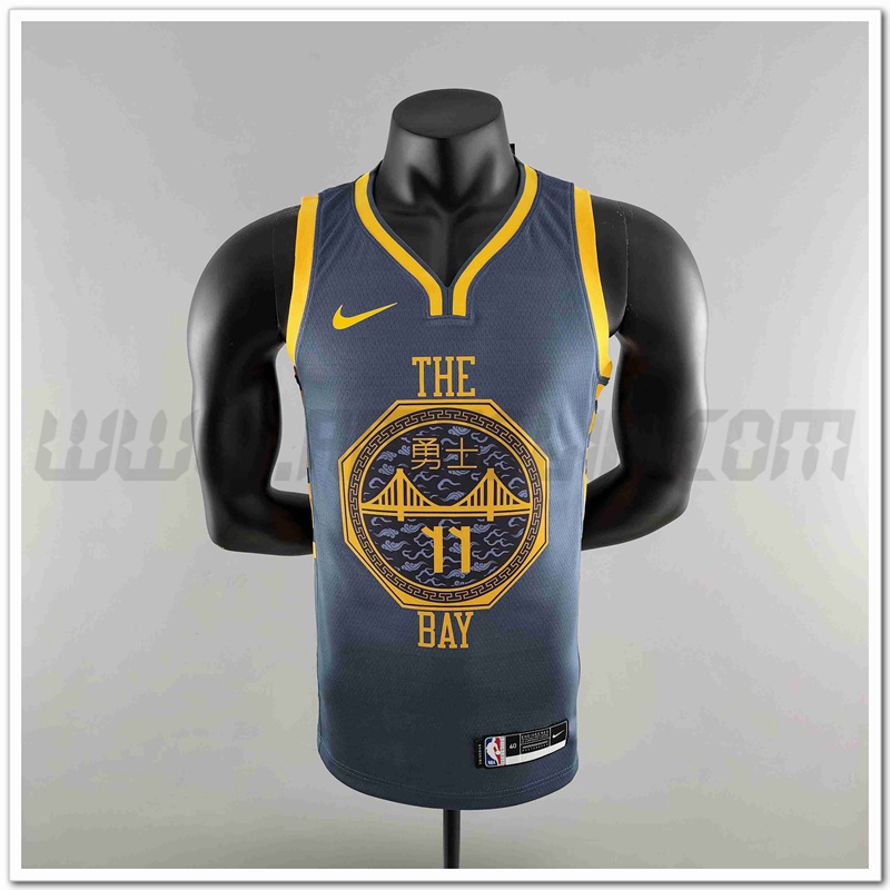 Maglia Golden State Warriors (HOMPSON #11) 2018 Grigio