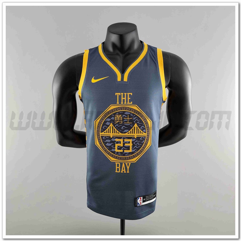 Maglia Golden State Warriors (GREEN #23) 2018 Grigio