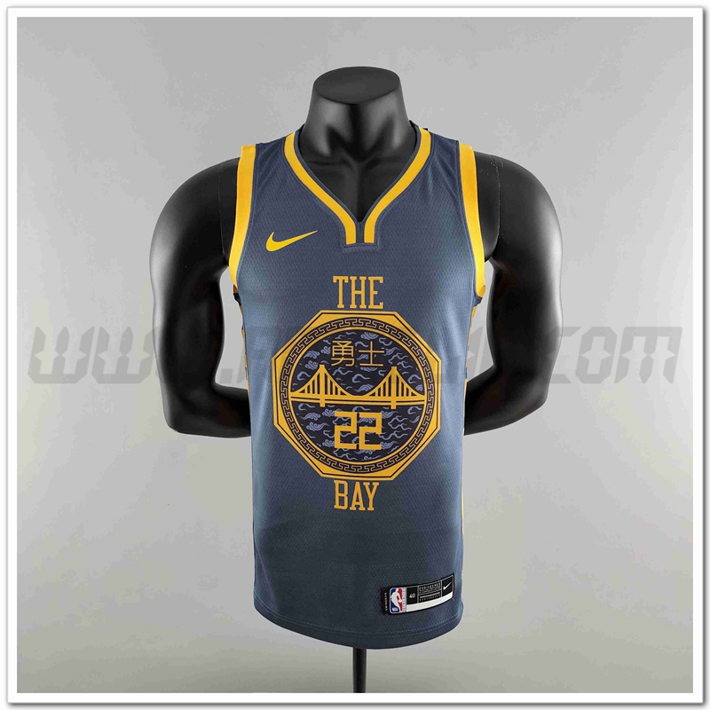 Maglia Golden State Warriors (WIGGINS #22) 2018 Grigio