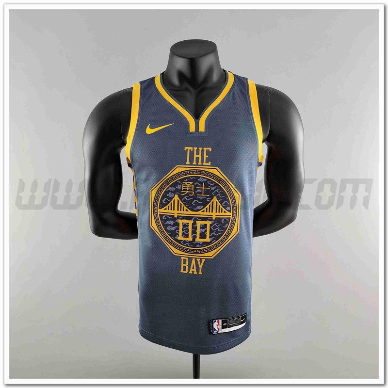 Maglia Golden State Warriors (KUMINGA #00) 2018 Grigio