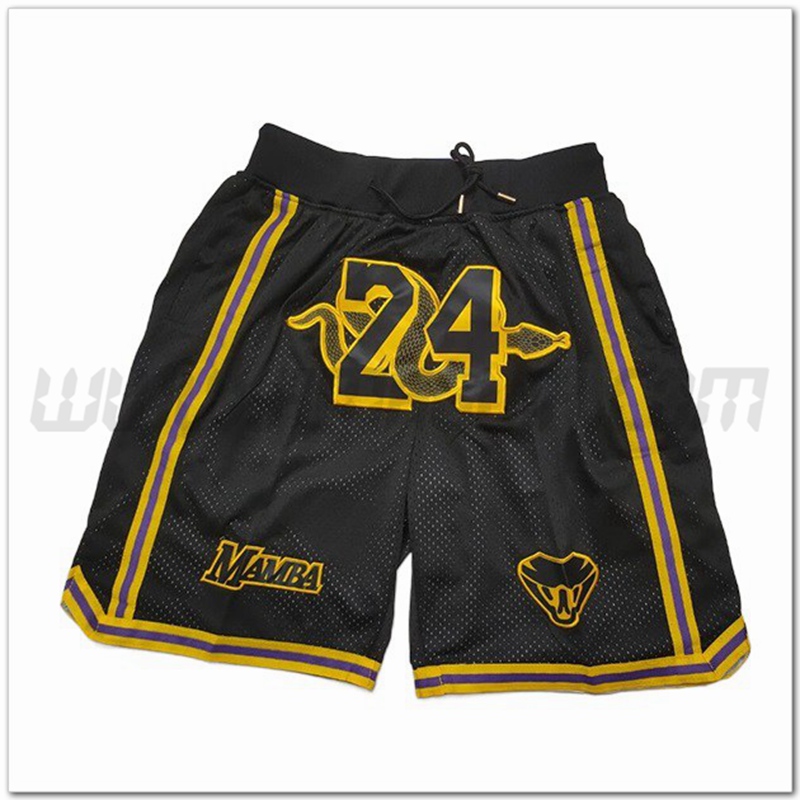 Pantaloncini NBA Los Angeles Lakers Nero