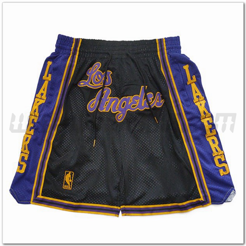 Pantaloncini NBA Los Angeles Lakers Nero