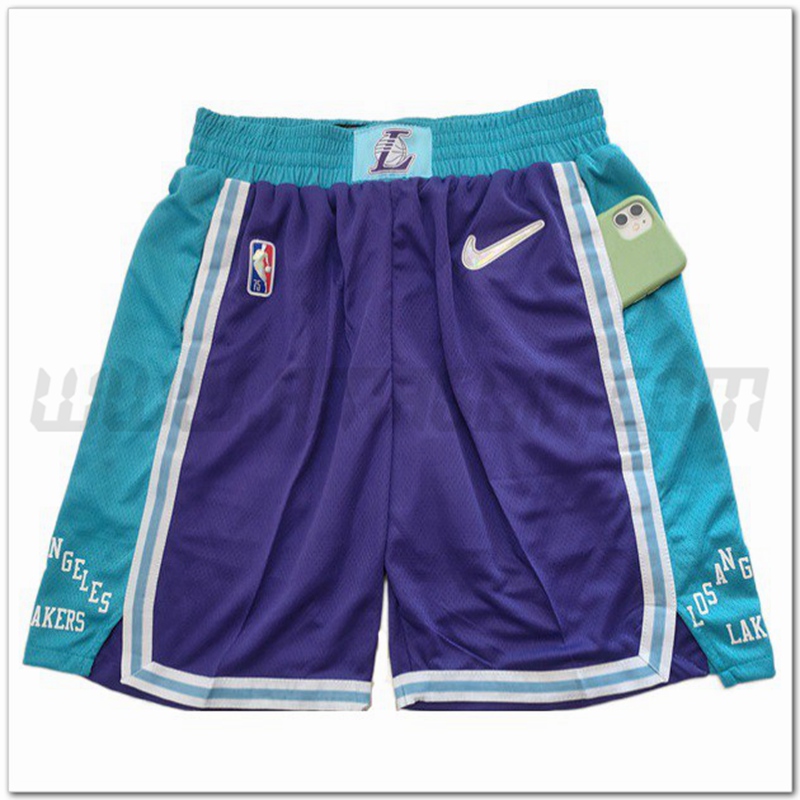 Pantaloncini NBA Los Angeles Lakers Viola