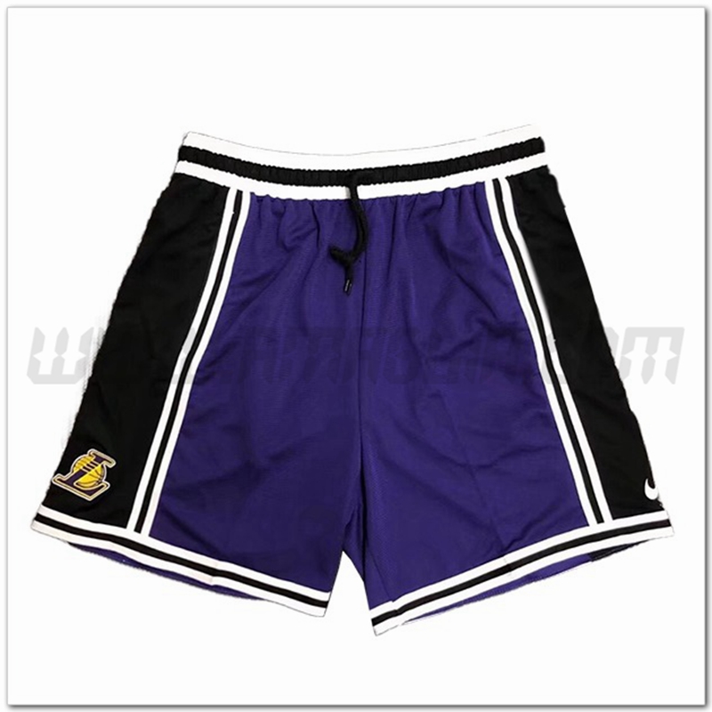 Pantaloncini NBA Los Angeles Lakers Viola
