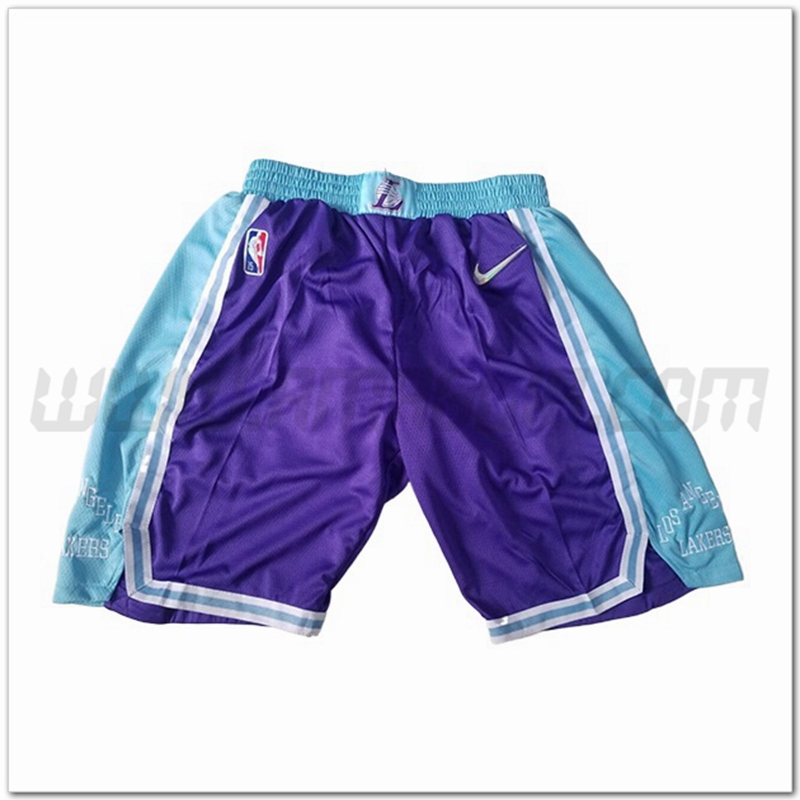 Pantaloncini NBA Los Angeles Lakers Viola