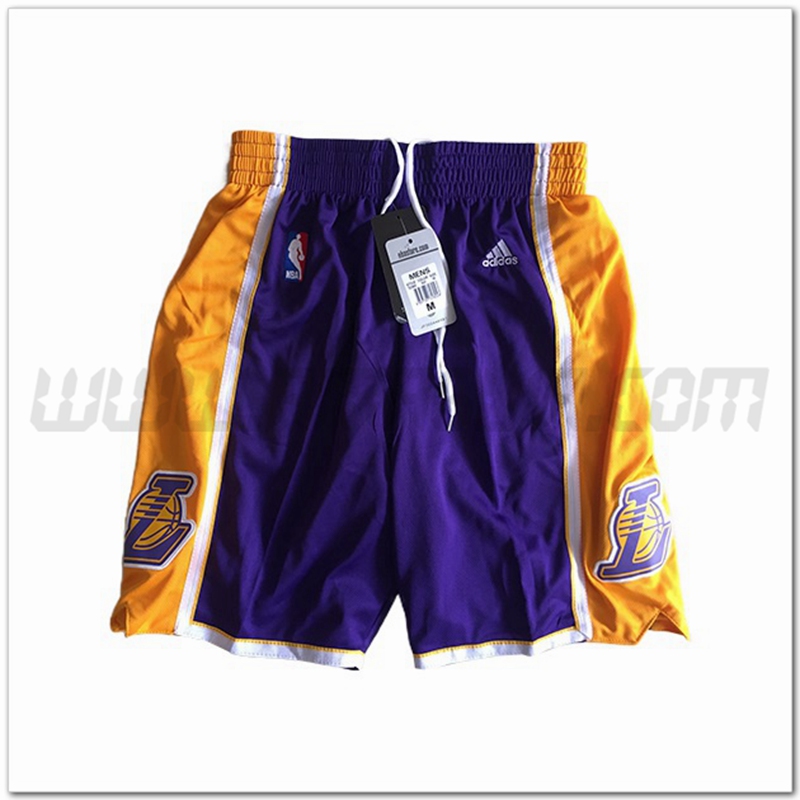 Pantaloncini NBA Los Angeles Lakers Viola