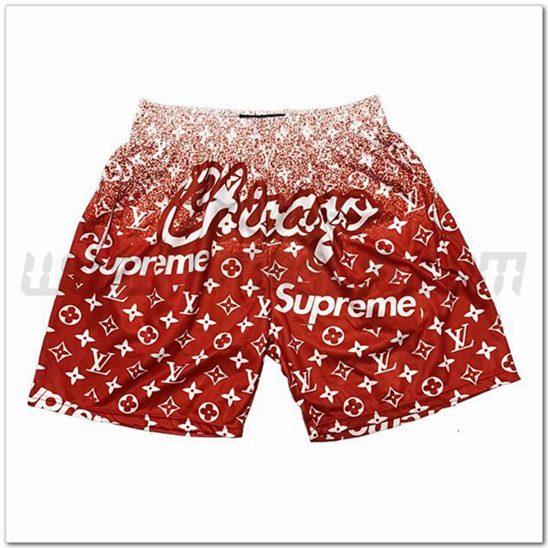 Pantaloncini NBA Chicago Bulls Rosso