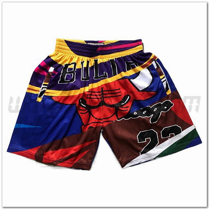 Pantaloncini NBA Chicago Bulls Blu/Viola