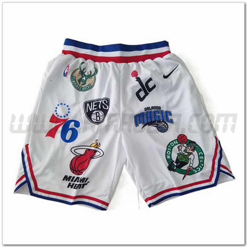 Pantaloncini NBA Chicago Bulls Bianco