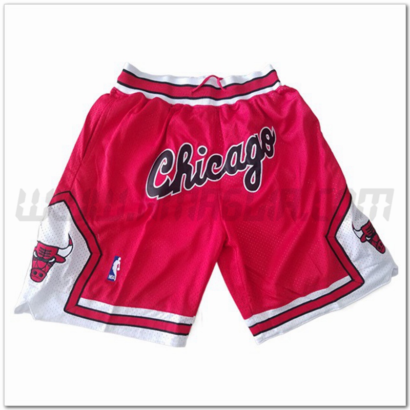 Pantaloncini NBA Chicago Bulls Rosso
