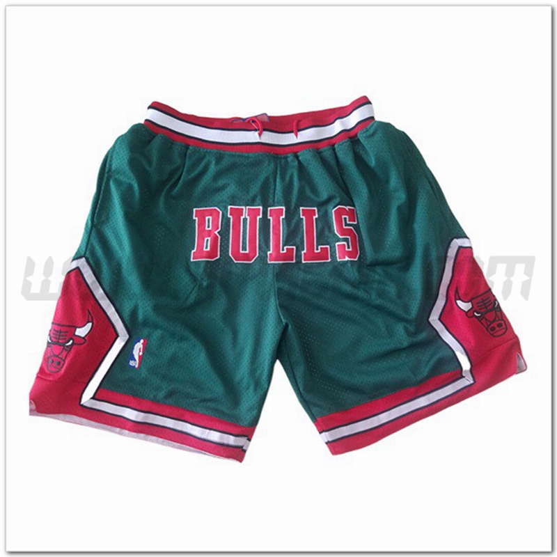 Pantaloncini NBA Chicago Bulls Verde