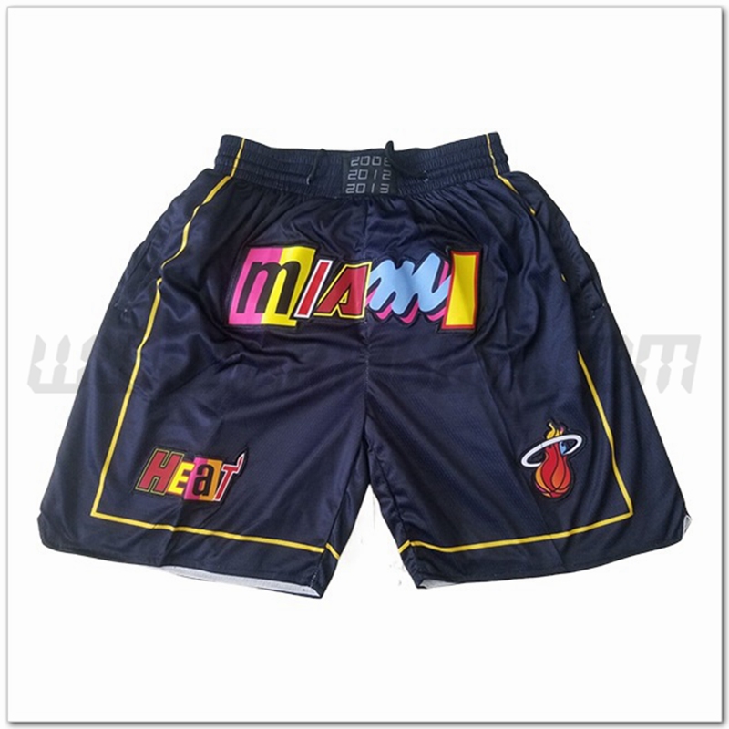 Pantaloncini NBA Miami Heat Blu Scuro