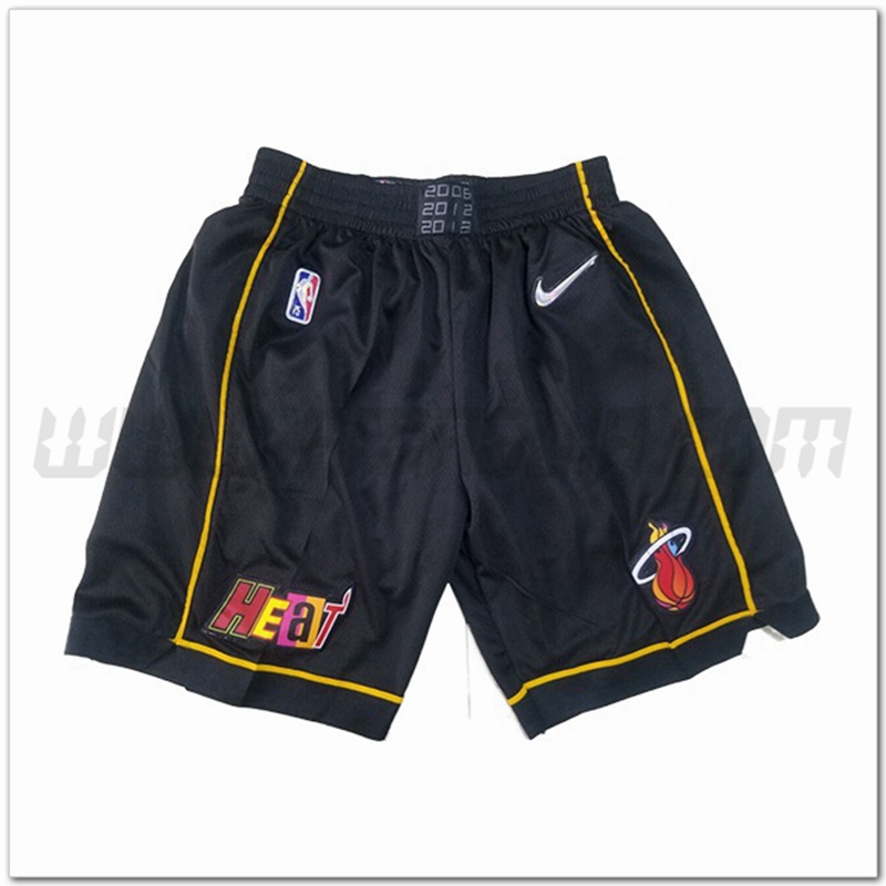 Pantaloncini NBA Miami Heat Nero
